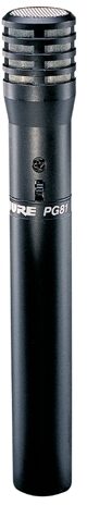 open zoom image for Shure PG81 Performance Gear Instrument Microphone, Main