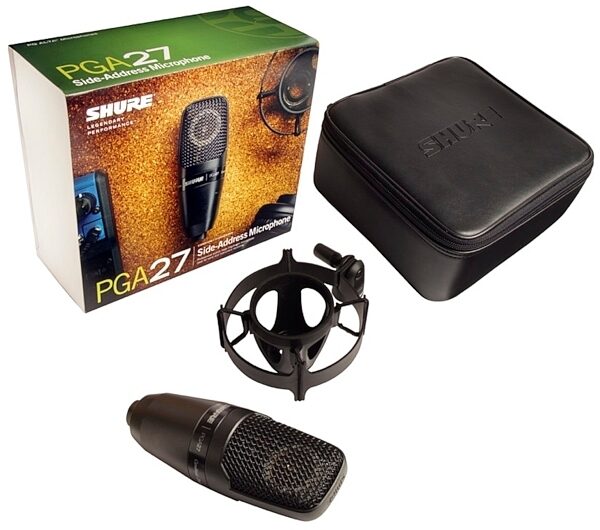 open zoom image for Shure PGA27 Large-Diaphragm Cardioid Condenser Microphone, PGA27-LC, Package