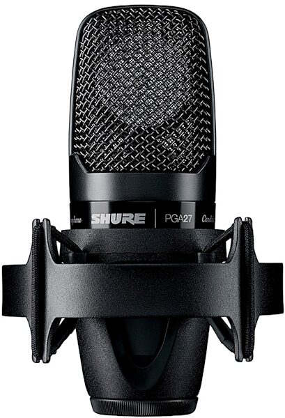 open zoom image for Shure PGA27 Large-Diaphragm Cardioid Condenser Microphone, PGA27-LC, Mounted