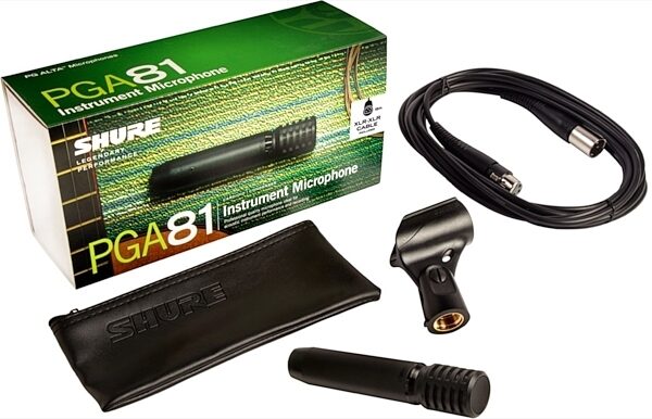 open zoom image for Shure PGA81 Cardioid Condenser Instrument Microphone, PGA81-XLR, with XLR Cable, Main