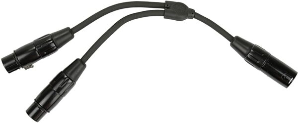 open zoom image for Pig Hog Y-Cable, XLR Male to Dual XLR Female, 6 inch, view