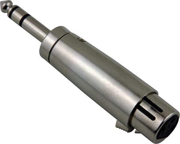 open zoom image for Pig Hog XLR Female to TRS 1/4" Male Adapter, New, Action Position Back