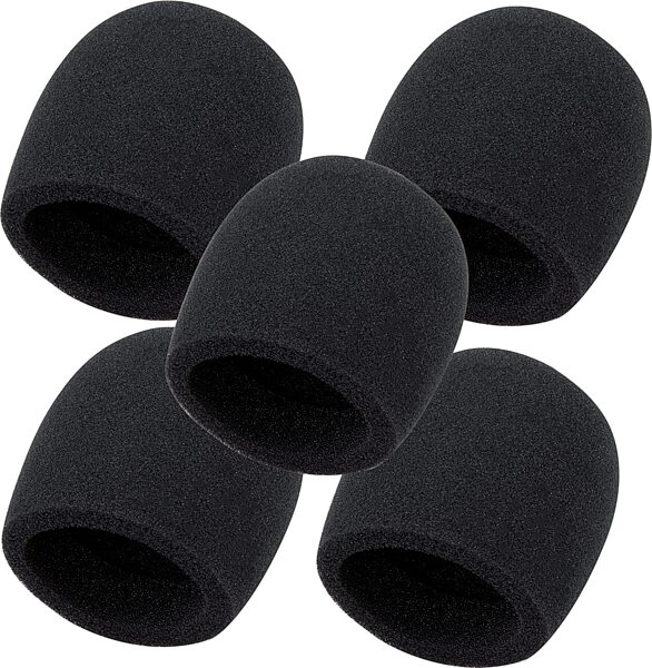 open zoom image for Pig Hog Foam Microphone Windscreens, 5-Pack, PHFWS5, Main