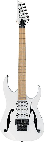 open zoom image for Ibanez PGM300RE Paul Gilbert Limited Edition Electric Guitar (with Case), White
