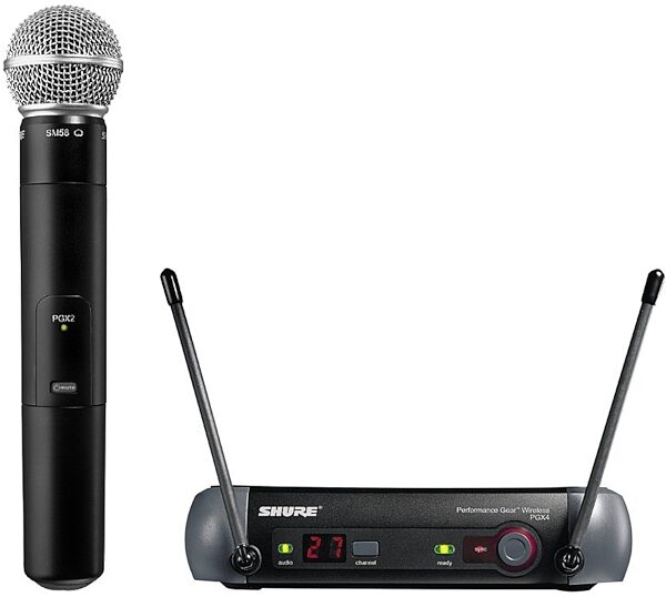 open zoom image for Shure PGX24/SM58 UHF Wireless Microphone System, Main