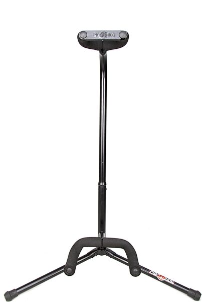 open zoom image for Pig Hog PHGS Fat Foam Guitar Stand, Black, Action Position Front