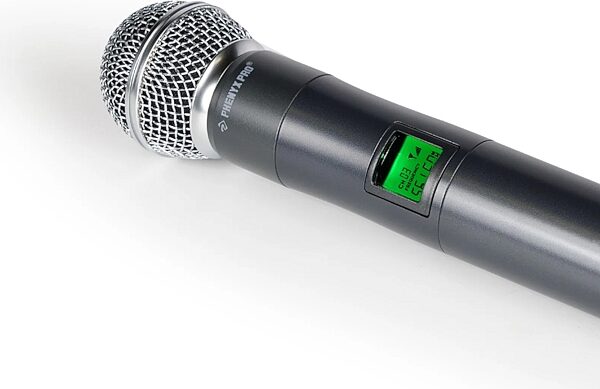 open zoom image for Phenyx Pro PTU-5000-4H 4-Channel UHF Fixed-Frequency Handheld Wireless Microphone System, New, Action Position Back