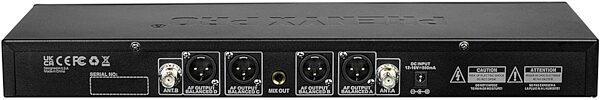 open zoom image for Phenyx Pro PTU-5200-4B 4-Channel UHF Wireless Headset/Lavalier Combo Microphone System, New, Action Position Back