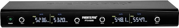 open zoom image for Phenyx Pro PTU-5200-4B 4-Channel UHF Wireless Headset/Lavalier Combo Microphone System, New, Action Position Back