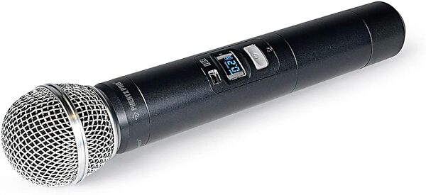 open zoom image for Phenyx Pro PTU-71-2H Dual-Channel UHF Handheld Wireless Microphone System, New, Action Position Back