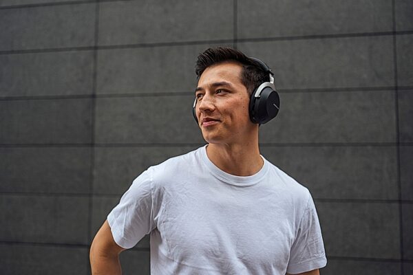 open zoom image for Beyerdynamic Aventho 300 Wireless Active Noise-Cancelling Headphones, Black, Open Box (Very Good), In Use