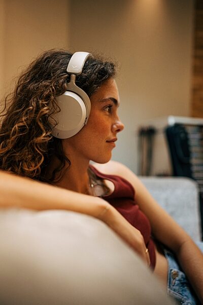 open zoom image for Beyerdynamic Aventho 300 Wireless Active Noise-Cancelling Headphones, Black, Open Box (Very Good), In Use