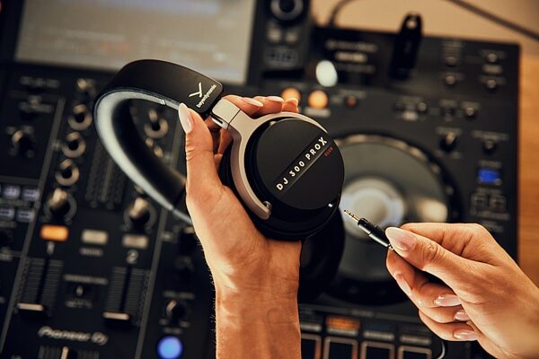 open zoom image for Beyerdynamic DJ 300 PRO X CLUB DJ Headphones, Black and SIlver, In Use