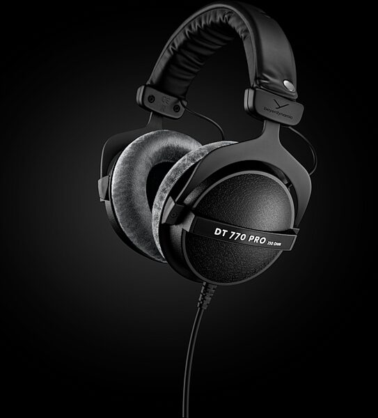 open zoom image for Beyerdynamic DT 770 PRO Closed-Back Headphones, 250 Ohms, Angle