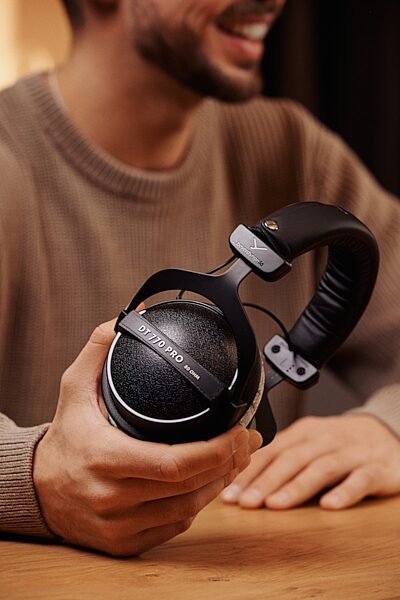 open zoom image for Beyerdynamic DT 770 PRO Closed-Back Headphones, 80 Ohms, In Use