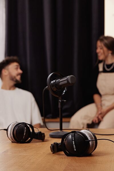 open zoom image for Beyerdynamic DT 770 PRO Closed-Back Headphones, 80 Ohms, In Use