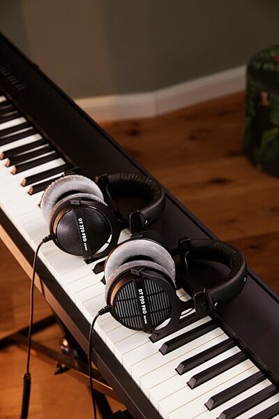 open zoom image for Beyerdynamic DT 770 PRO Closed-Back Headphones, 250 Ohms, In Use