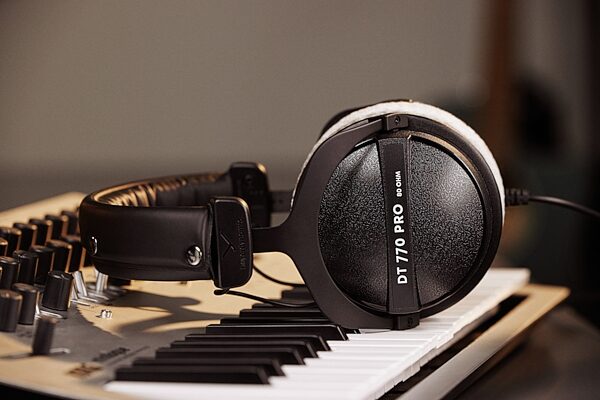 open zoom image for Beyerdynamic DT 770 PRO Closed-Back Headphones, 80 Ohms, In Use