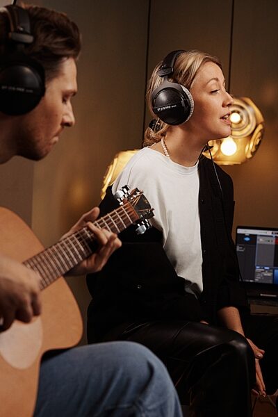 open zoom image for Beyerdynamic DT 770 PRO Closed-Back Headphones, 80 Ohms, In Use