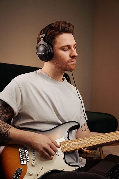 open zoom image for Beyerdynamic DT 770 PRO Closed-Back Headphones, 32 Ohms, In Use