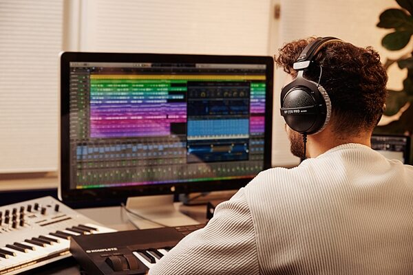open zoom image for Beyerdynamic DT 770 PRO Closed-Back Headphones, 80 Ohms, In Use