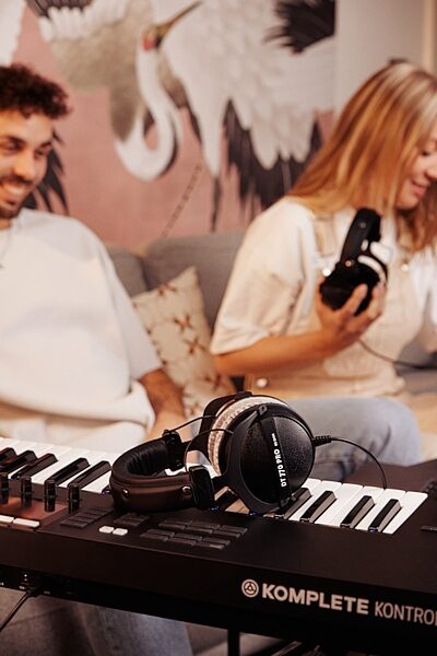 open zoom image for Beyerdynamic DT 770 PRO Closed-Back Headphones, 80 Ohms, In Use
