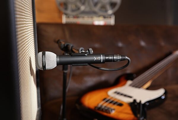 open zoom image for Beyerdynamic M 88 Hypercardioid Dynamic Vocal Microphone, V2, Open Box (Like New), In Use