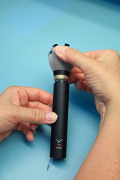 open zoom image for Beyerdynamic M 88 Hypercardioid Dynamic Vocal Microphone, V2, Open Box (Like New), In Use