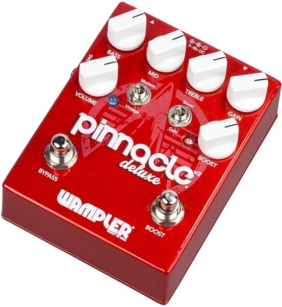 open zoom image for Wampler Pinnacle Deluxe v2 Distortion Pedal, Angle1