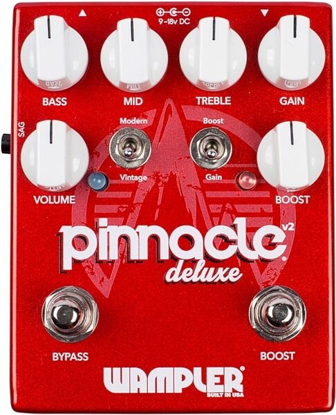 open zoom image for Wampler Pinnacle Deluxe v2 Distortion Pedal, Main
