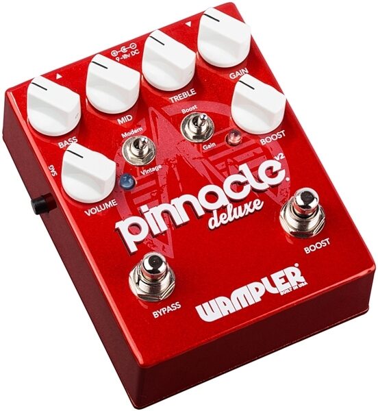 open zoom image for Wampler Pinnacle Deluxe v2 Distortion Pedal, Angle2