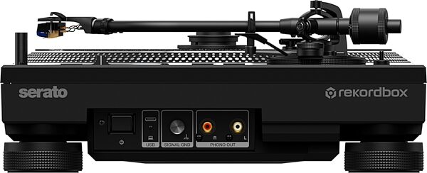 open zoom image for Pioneer DJ PLX-CRSS12 Digital-Analog Hybrid Turntable, New, Action Position Back
