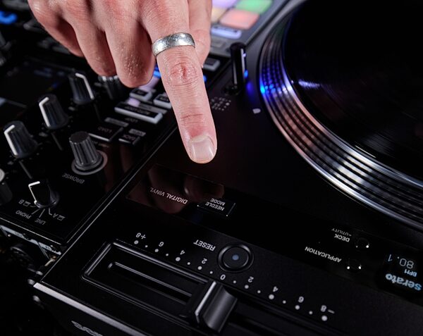 open zoom image for Pioneer DJ PLX-CRSS12 Digital-Analog Hybrid Turntable, New, Action Position Back