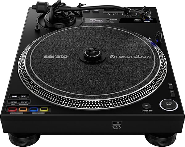 open zoom image for Pioneer DJ PLX-CRSS12 Digital-Analog Hybrid Turntable, New, Action Position Back
