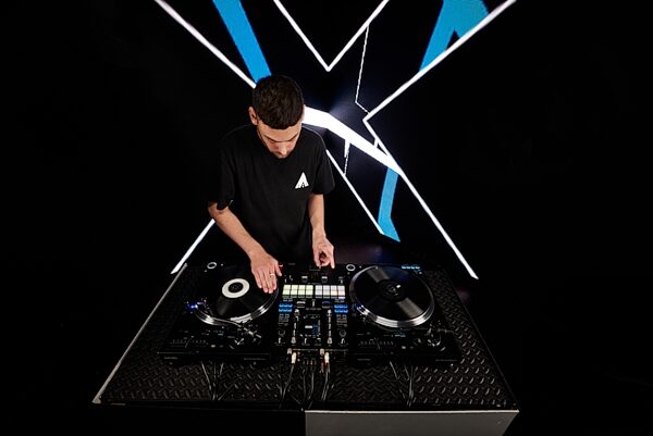 open zoom image for Pioneer DJ PLX-CRSS12 Digital-Analog Hybrid Turntable, New, Action Position Back