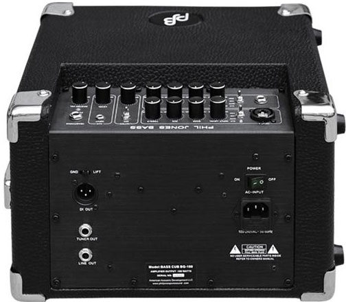 open zoom image for Phil Jones BG100 Bass Cub Combo Amplifier (100 Watts, 2x5"), Rear