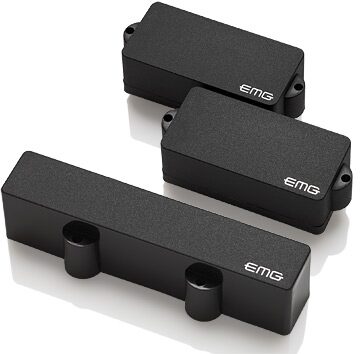 open zoom image for EMG PJ Set Bass Guitar Pickup Set, Black, Main