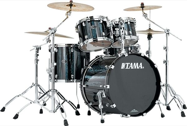 open zoom image for Tama PL42S Starclassic Performer 4-Piece Drum Shell Kit, Blue Nebula Blaze