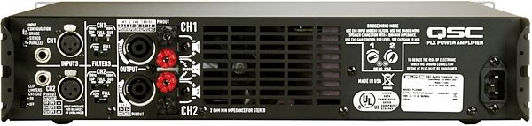 open zoom image for QSC PLX3602 Lightweight Power Amplifier, Back