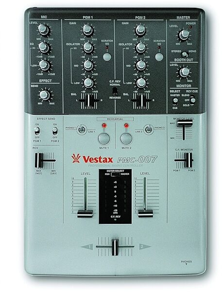 open zoom image for Vestax PMC007 2-Channel Scratch Mixer, Main