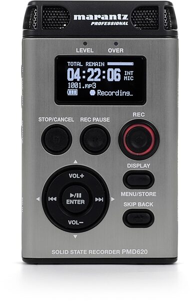 open zoom image for Marantz PMD620 Professional Handheld Recorder, Front