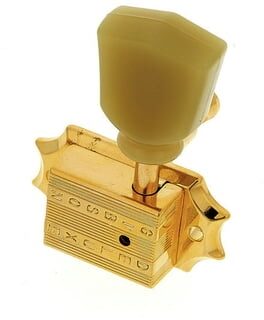 open zoom image for Gibson Vintage Tuners/Tuning Machines (Set of 6), Gold, Single