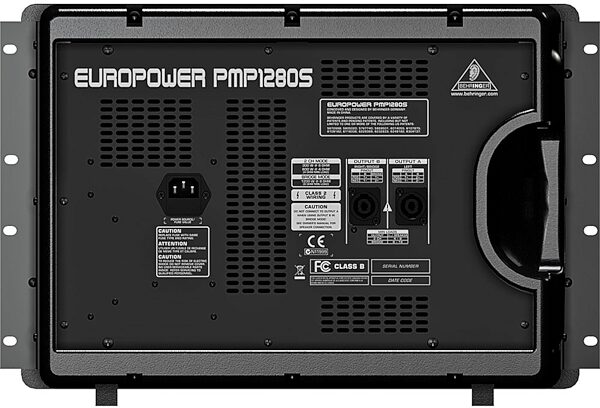 open zoom image for Behringer PMP1280S Europower Powered Mixer (1200 Watts), Rear