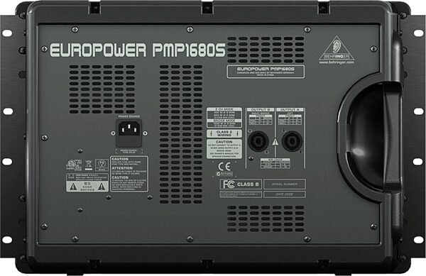 open zoom image for Behringer PMP1680S Europower 10-Channel Powered Mixer (1600 Watts), Rear