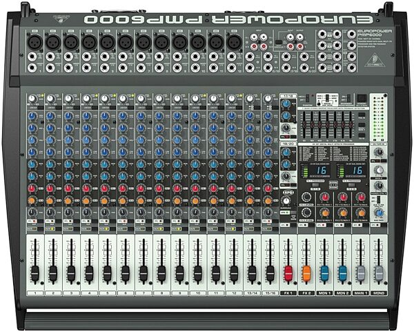 open zoom image for Behringer PMP6000 20-Channel Powered Mixer (1600 Watts), Main