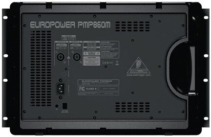 open zoom image for Behringer PMP960M 6-Channel Powered Mixer (Mono, 900 Watts), Rear