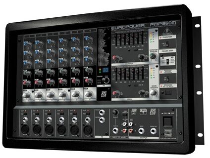 open zoom image for Behringer PMP960M 6-Channel Powered Mixer (Mono, 900 Watts), Right Side