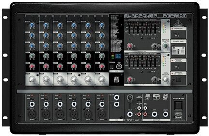 open zoom image for Behringer PMP960M 6-Channel Powered Mixer (Mono, 900 Watts), Main