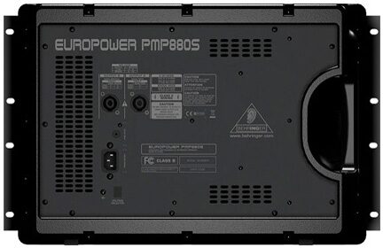 open zoom image for Behringer PMP980S 10-Channel Powered Mixer (Stereo), Rear