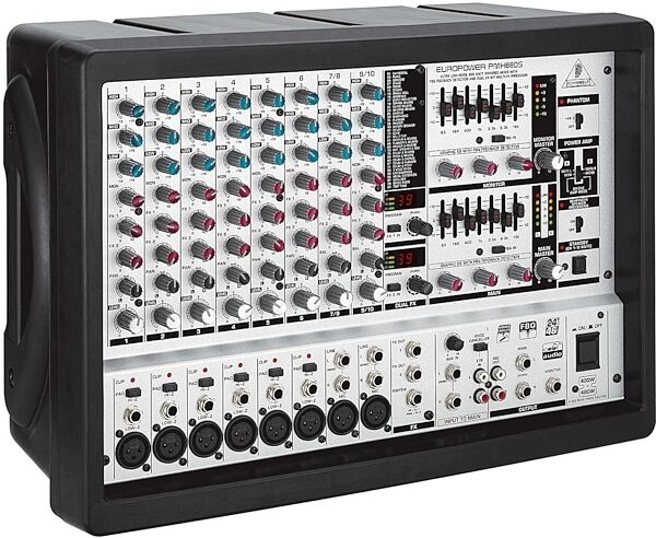 open zoom image for Behringer PMH880S 10-Channel Powered Mixer with FX (800 Watts), Main